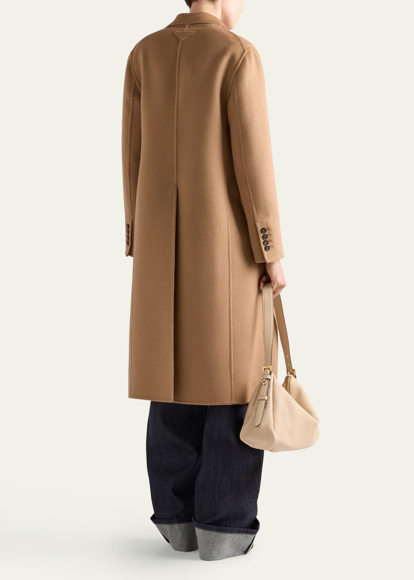 Single-Breast Cashgora Coat - 3