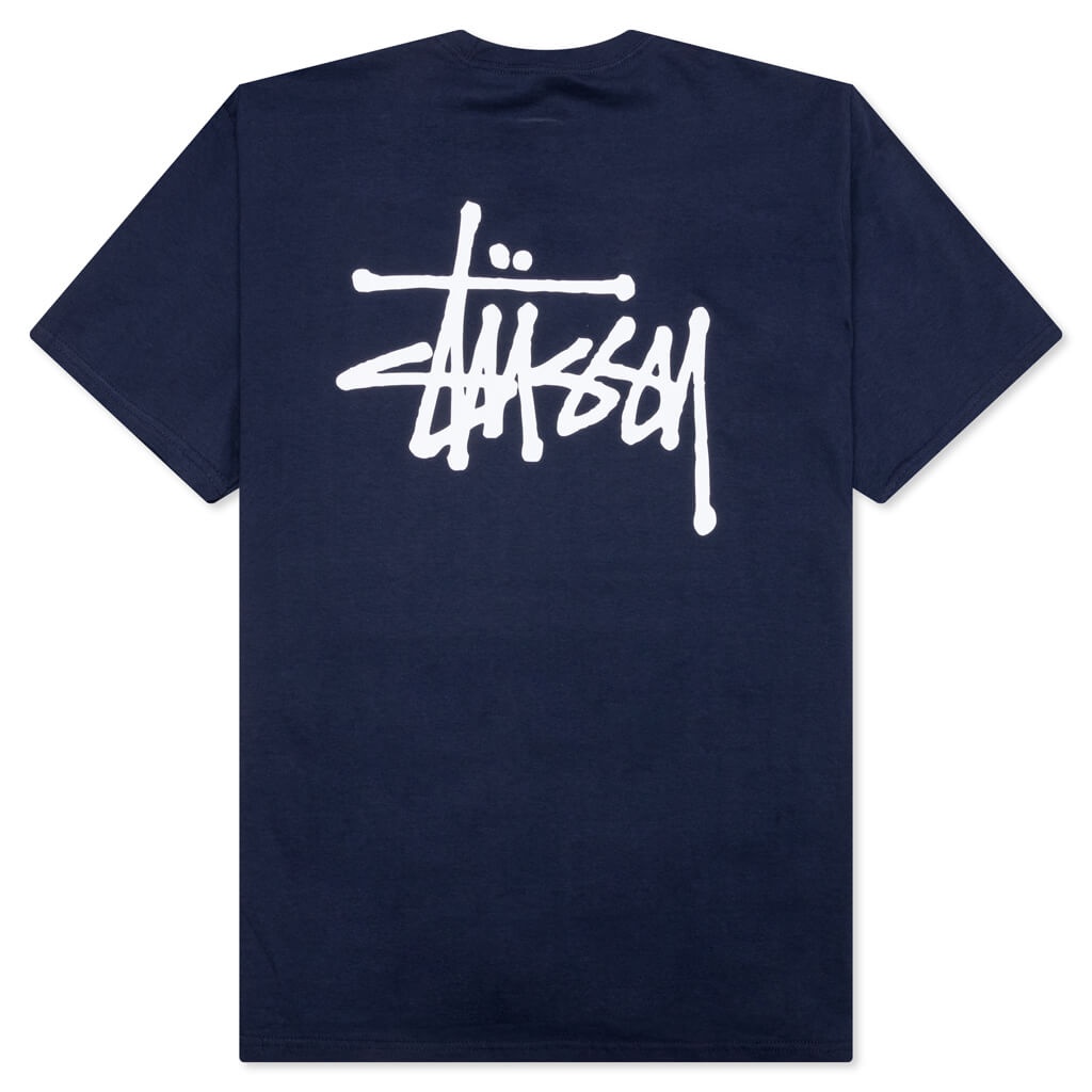 BASIC STUSSY TEE - NAVY - 2