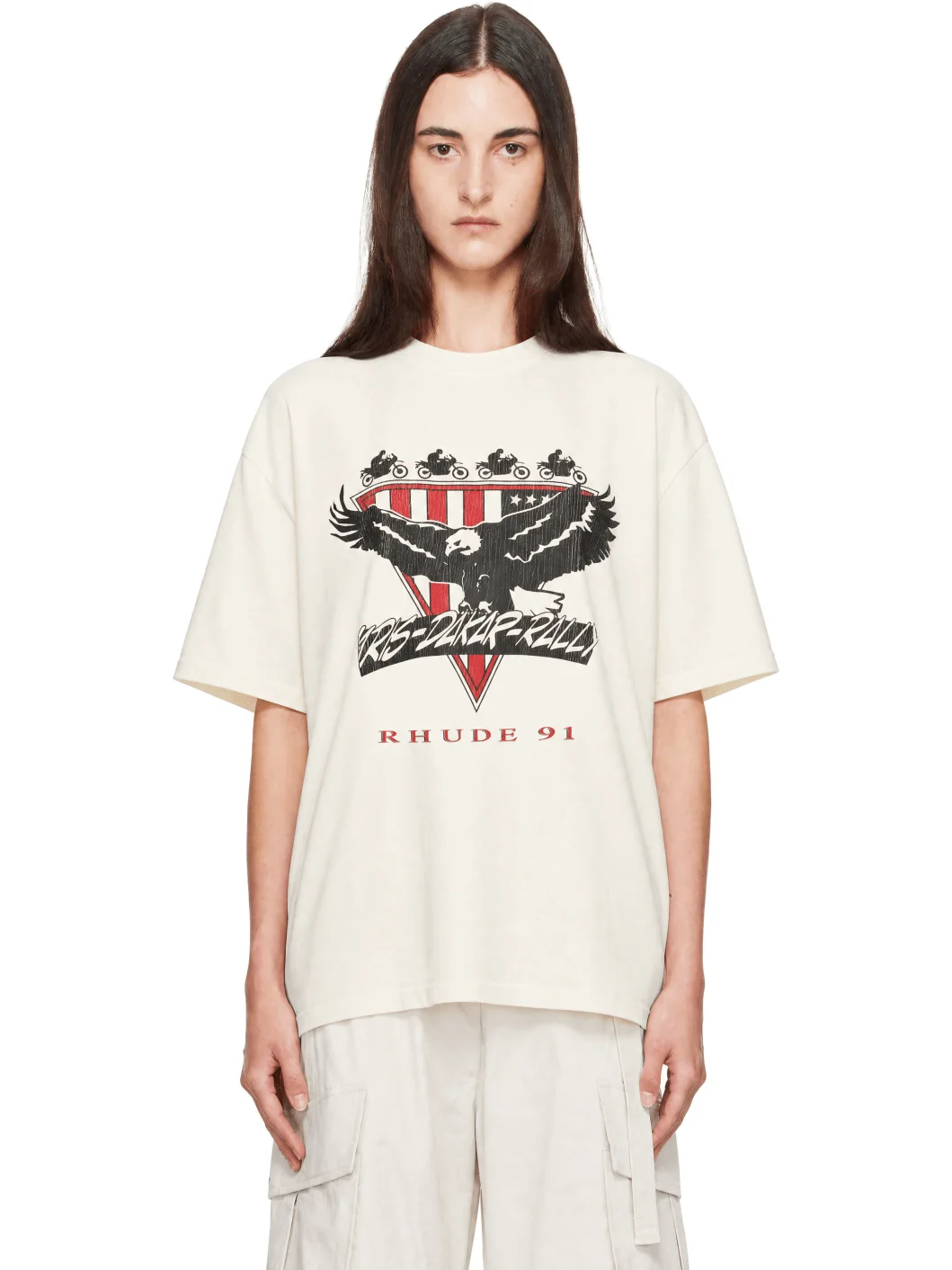 Off-White 'Rhude Stage Racing' T-shirt - 1