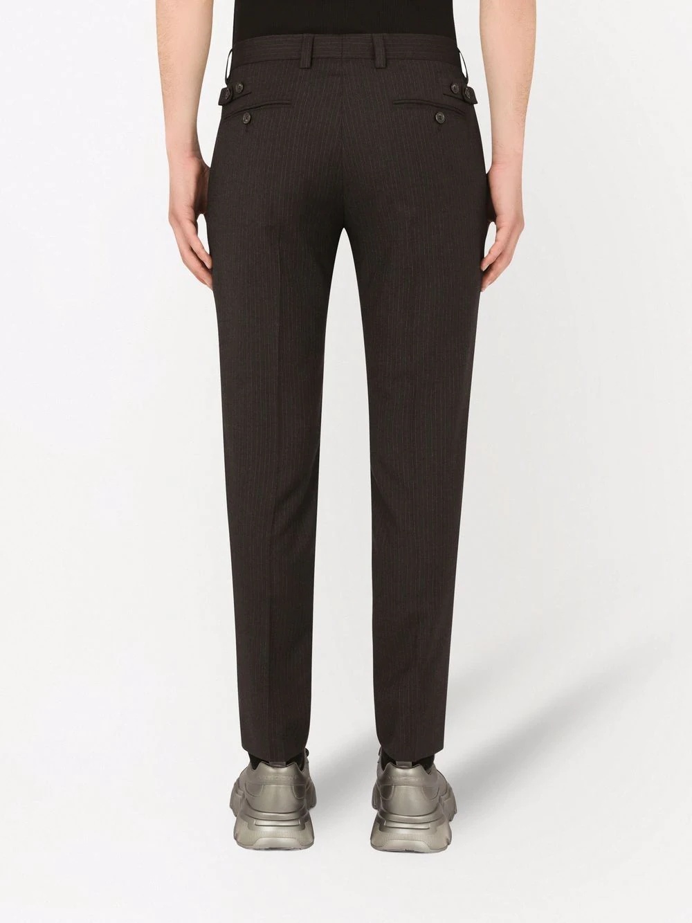 striped tailored trousers - 4