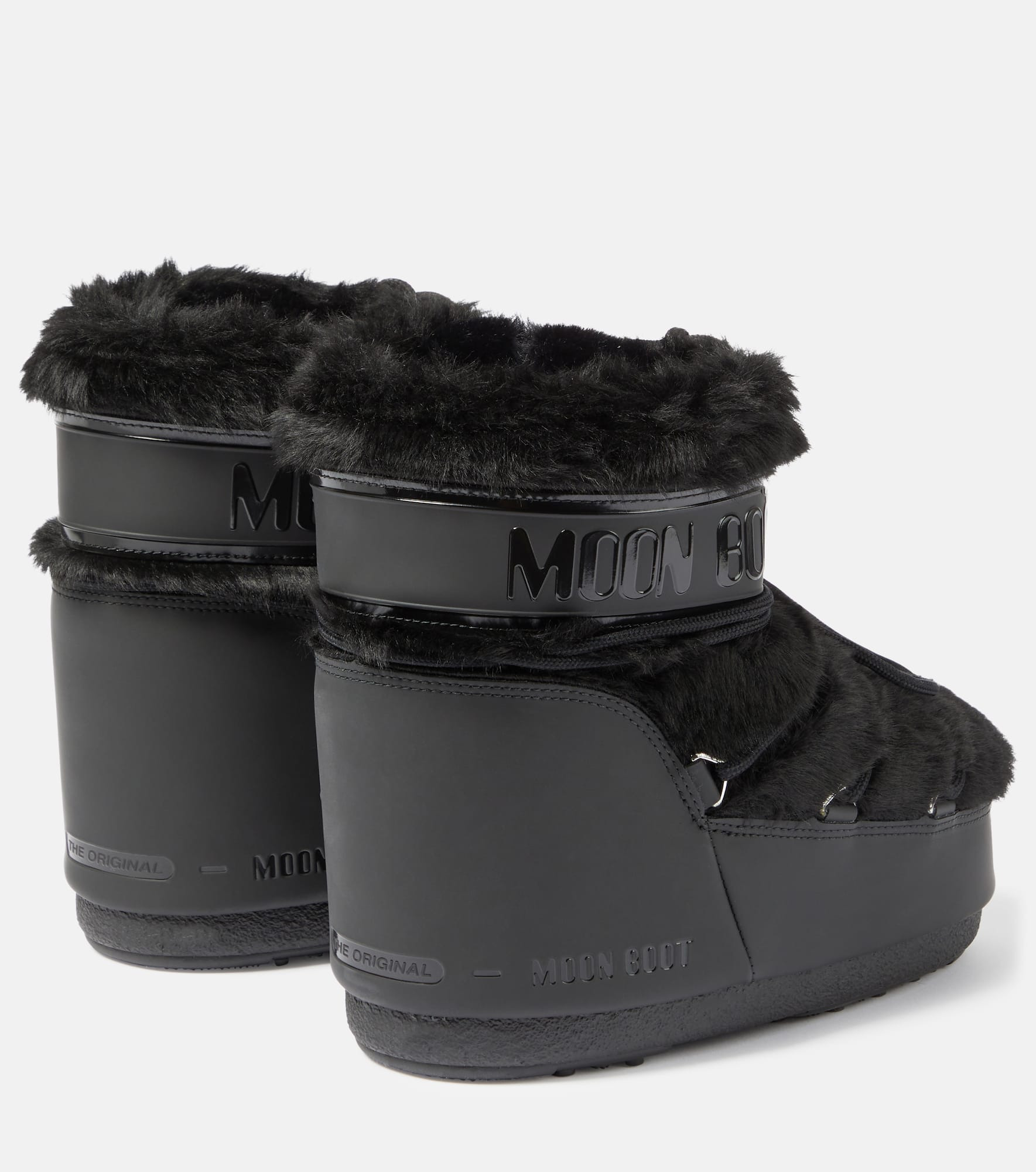 Icon Low faux fur-trimmed snow boots - 3