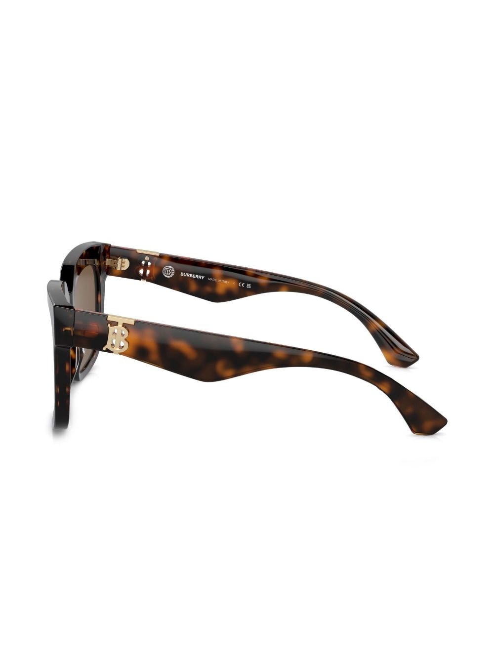 tortoiseshell square-frame sunglasses - 3