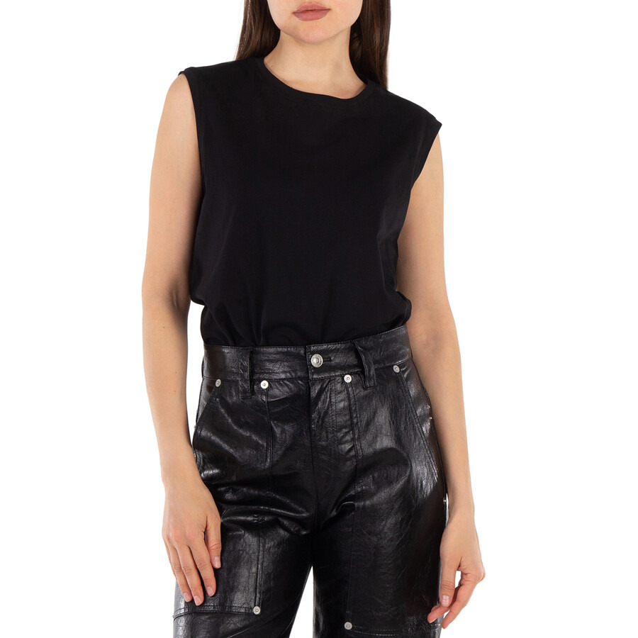 Victoria Beckham Sleeveless Organic Cotton Top - 1