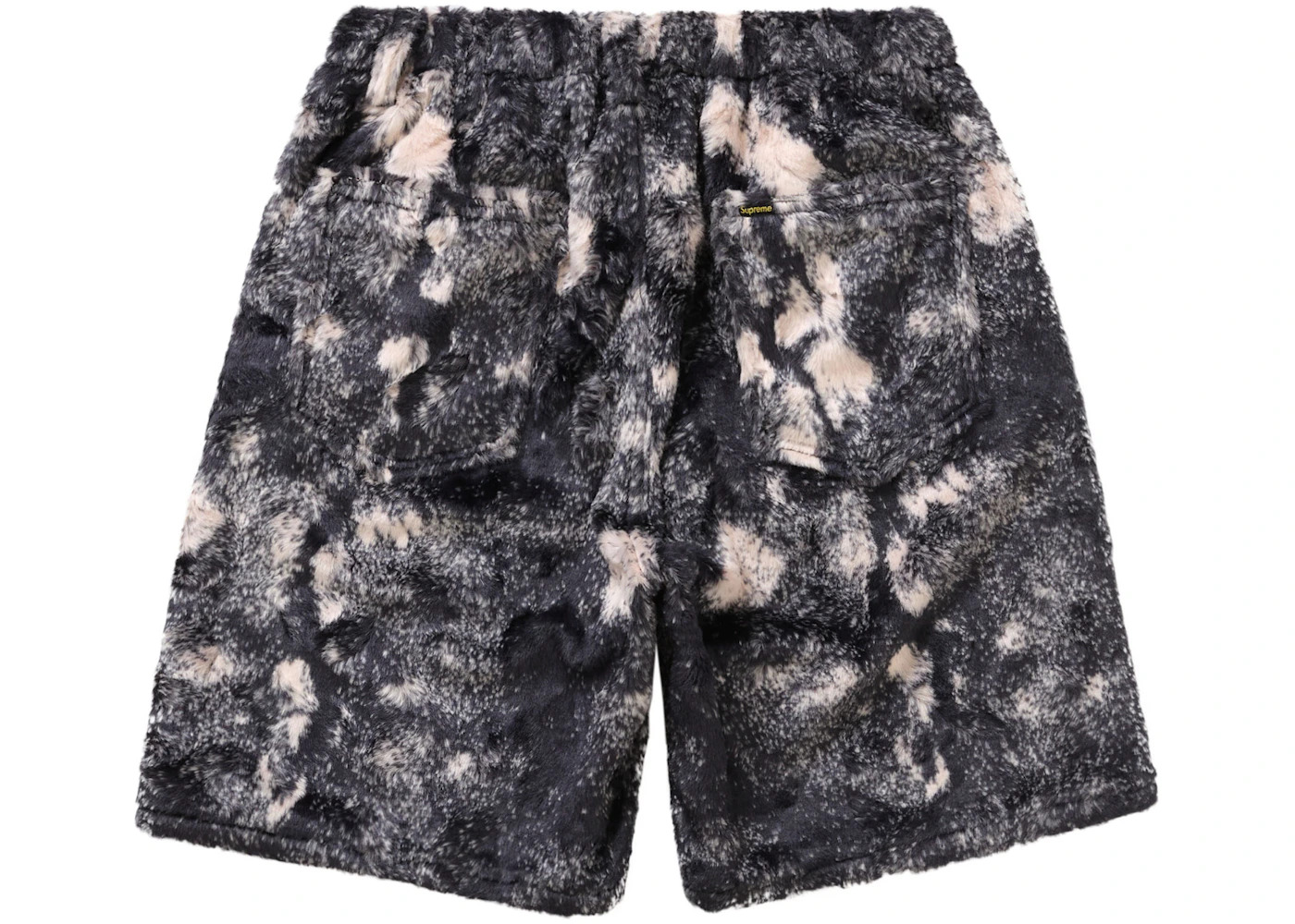 Supreme Faux Fur Short Black - 2