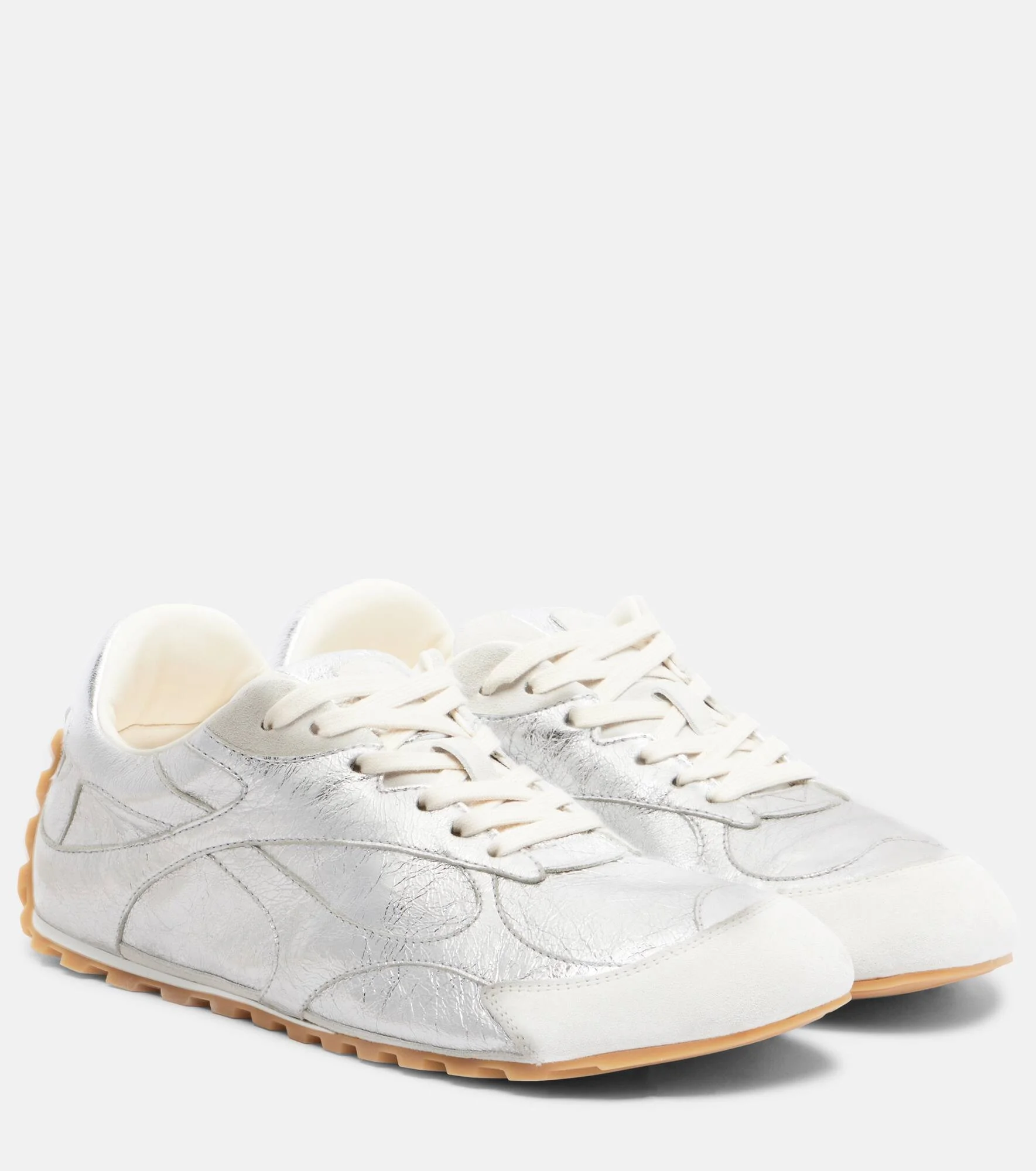 Orbit Flash metallic leather sneakers - 1