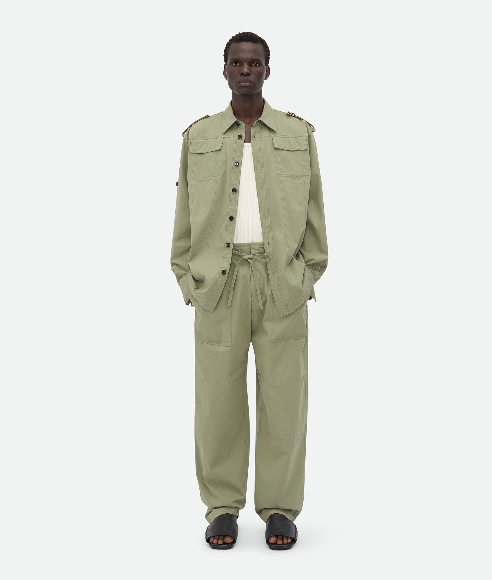 Light Cotton Twill Trousers - 5
