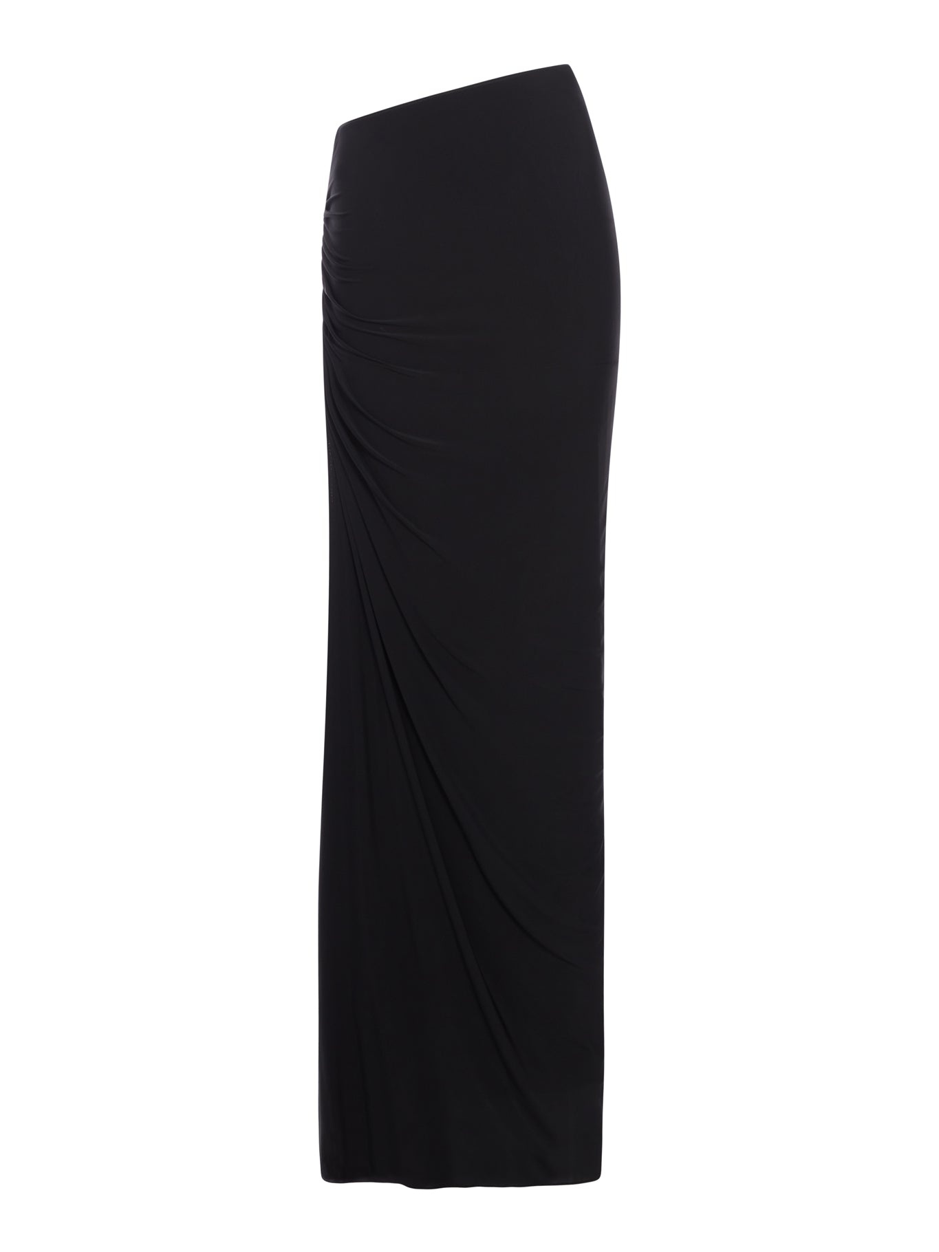 DRAPED JERSEY SKIRT - 1
