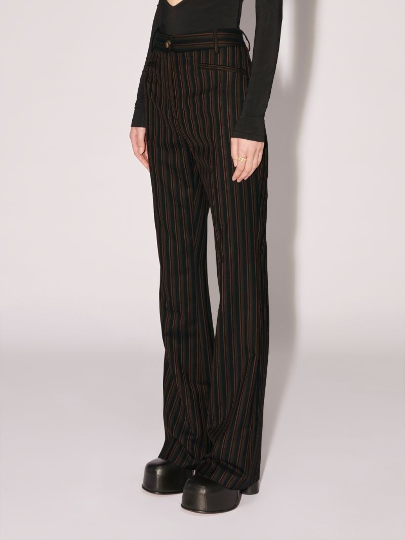 FITTED FLARE PANTS - 5