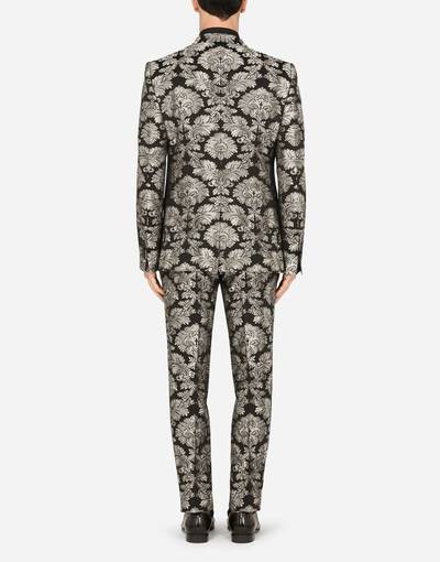 Dolce & Gabbana Floral jacquard Martini-fit suit outlook