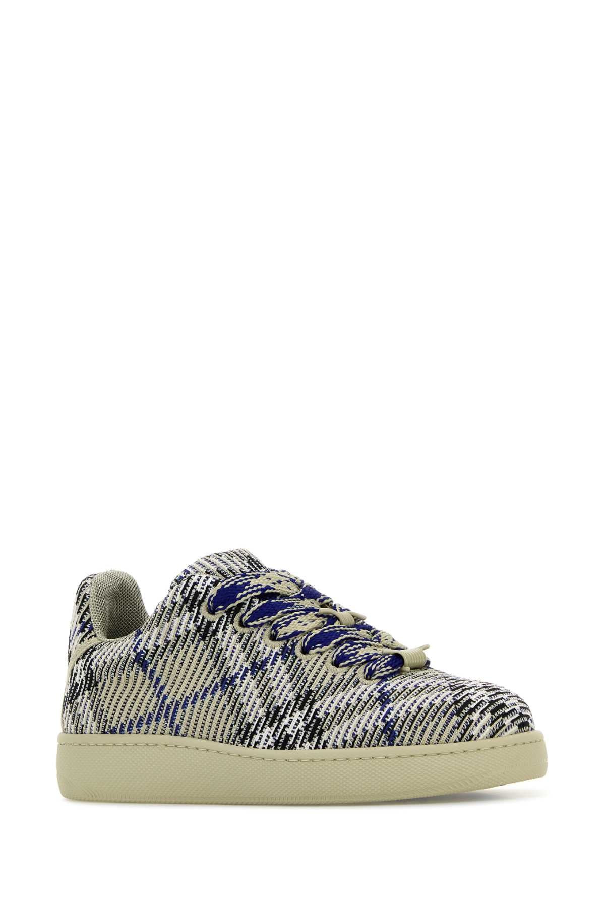 Burberry Men Embroidered Fabric Box Sneakers - 2