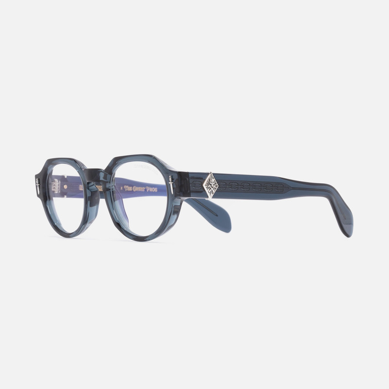 CUTLER AND GROSS THE GREAT FROG LUCKY DIAMOND I ROUND OPTICAL GLASSES outlook