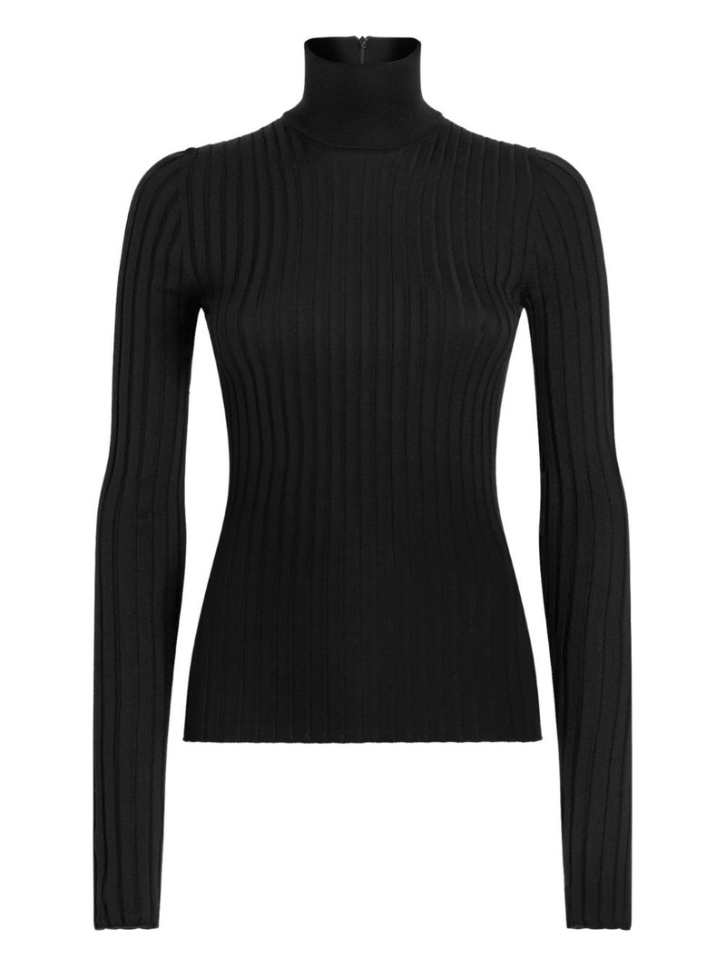 ribbed roll-neck sweater 1