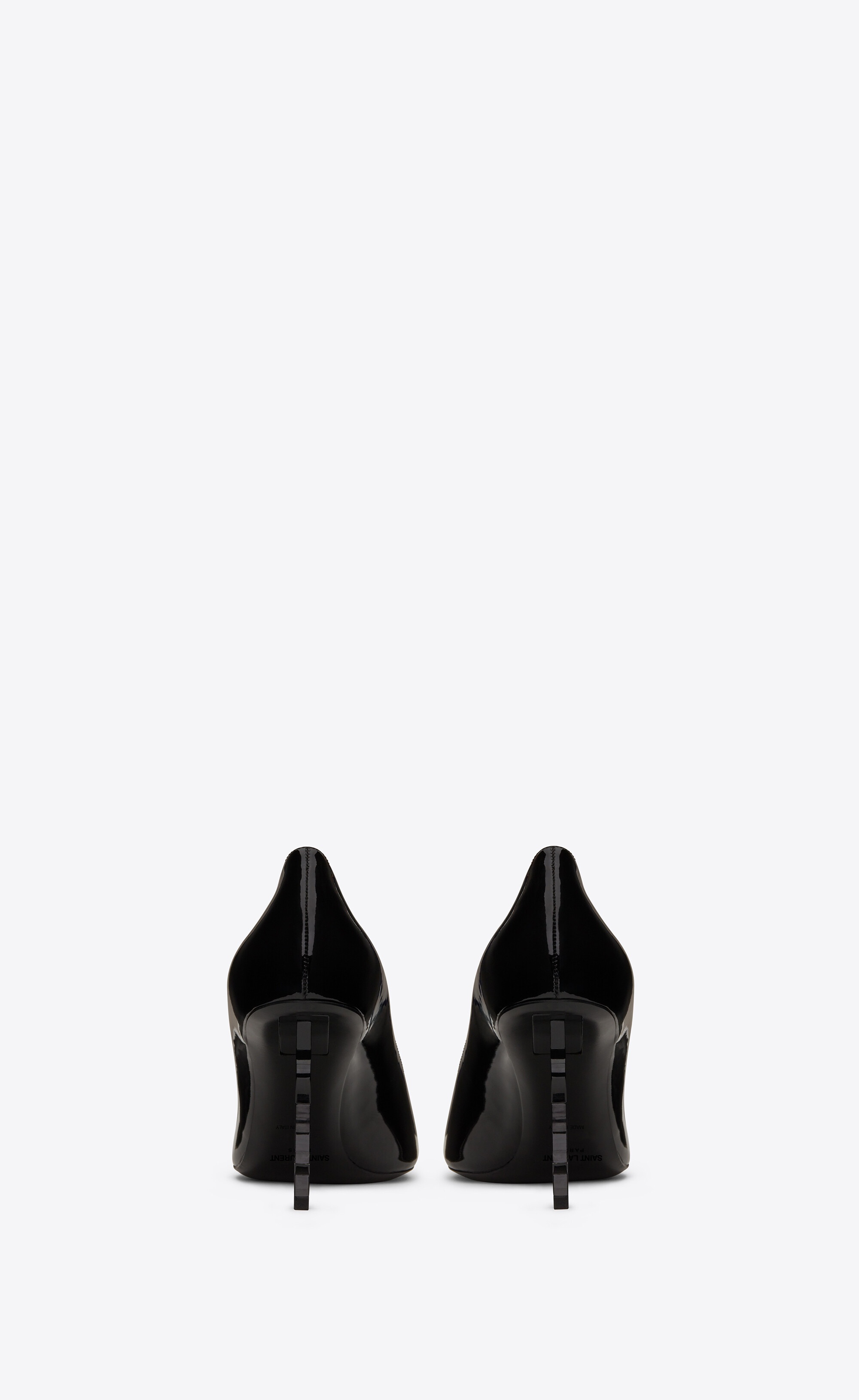 opyum pumps in patent leather with black heel - 3
