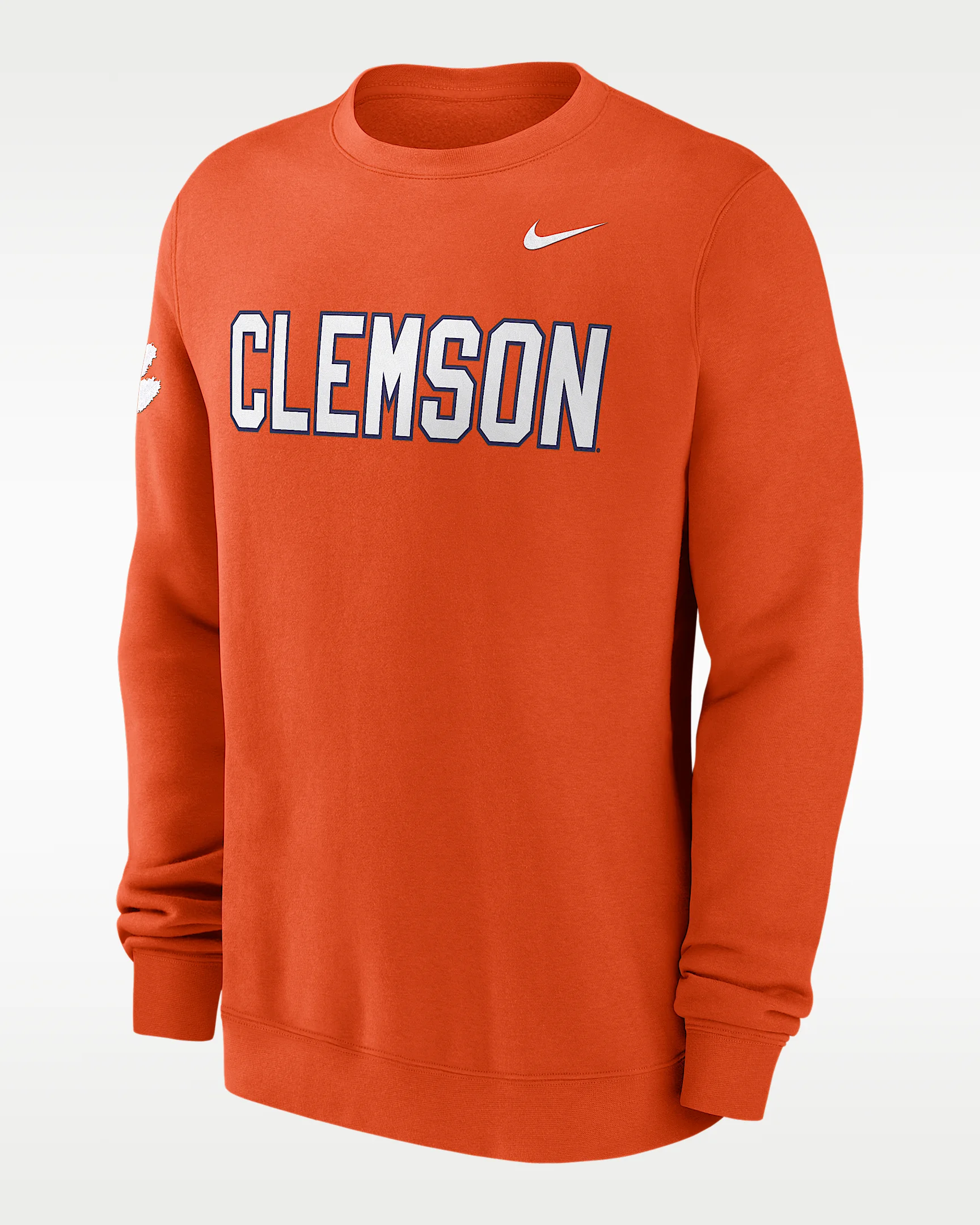 Clemson Sideline Club Men's Nike College Pullover Crew - 1