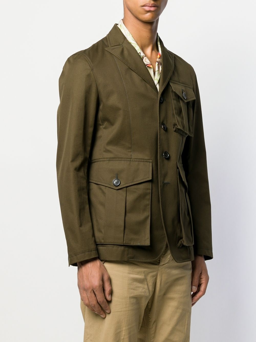 button safari jacket - 3