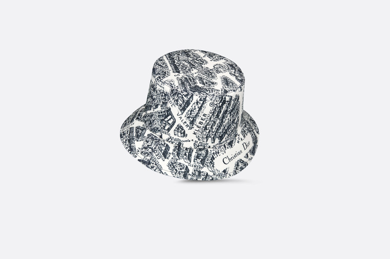 Teddy-D Plan de Paris Reversible Small Brim Bucket Hat 4
