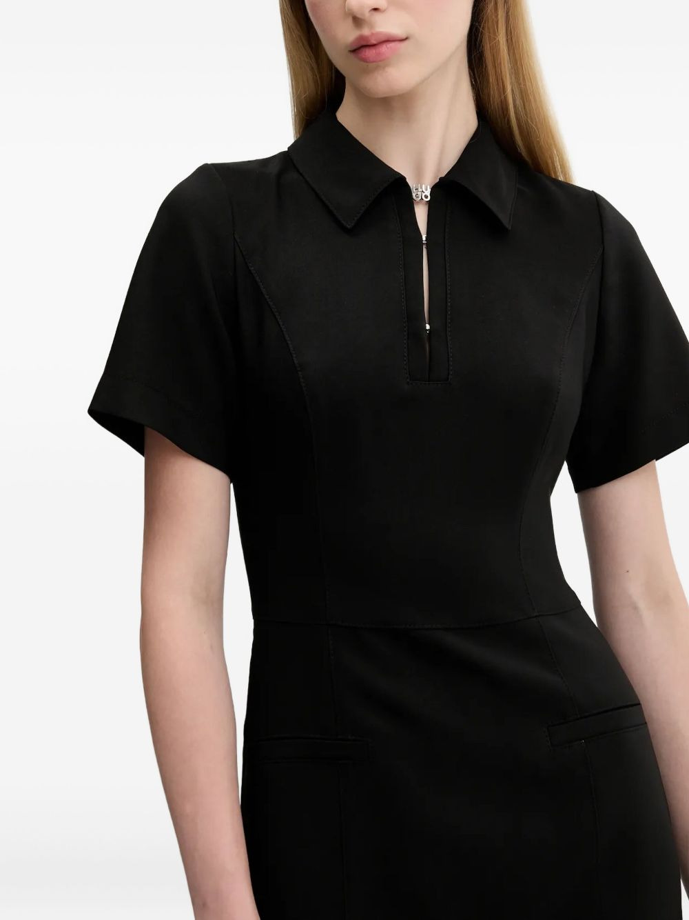 short sleeve mini dress - 4
