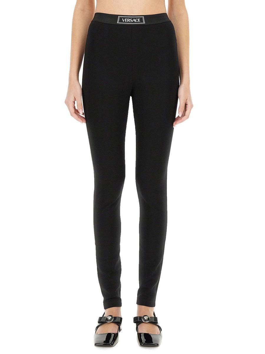 Versace Women Leggings With Logo - 1