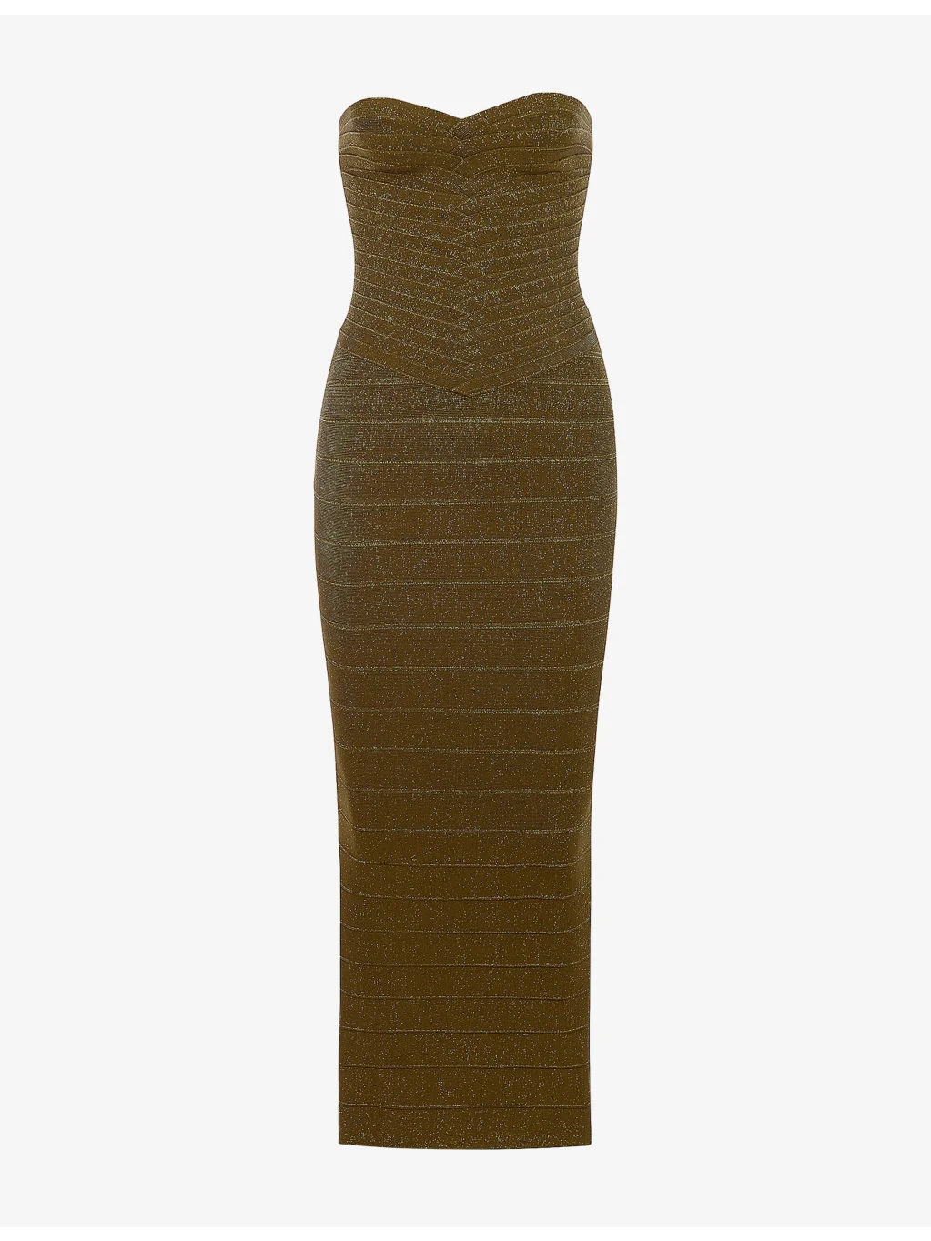 The Sweetheart Strapless Stretch-Woven Maxi Dress - 1