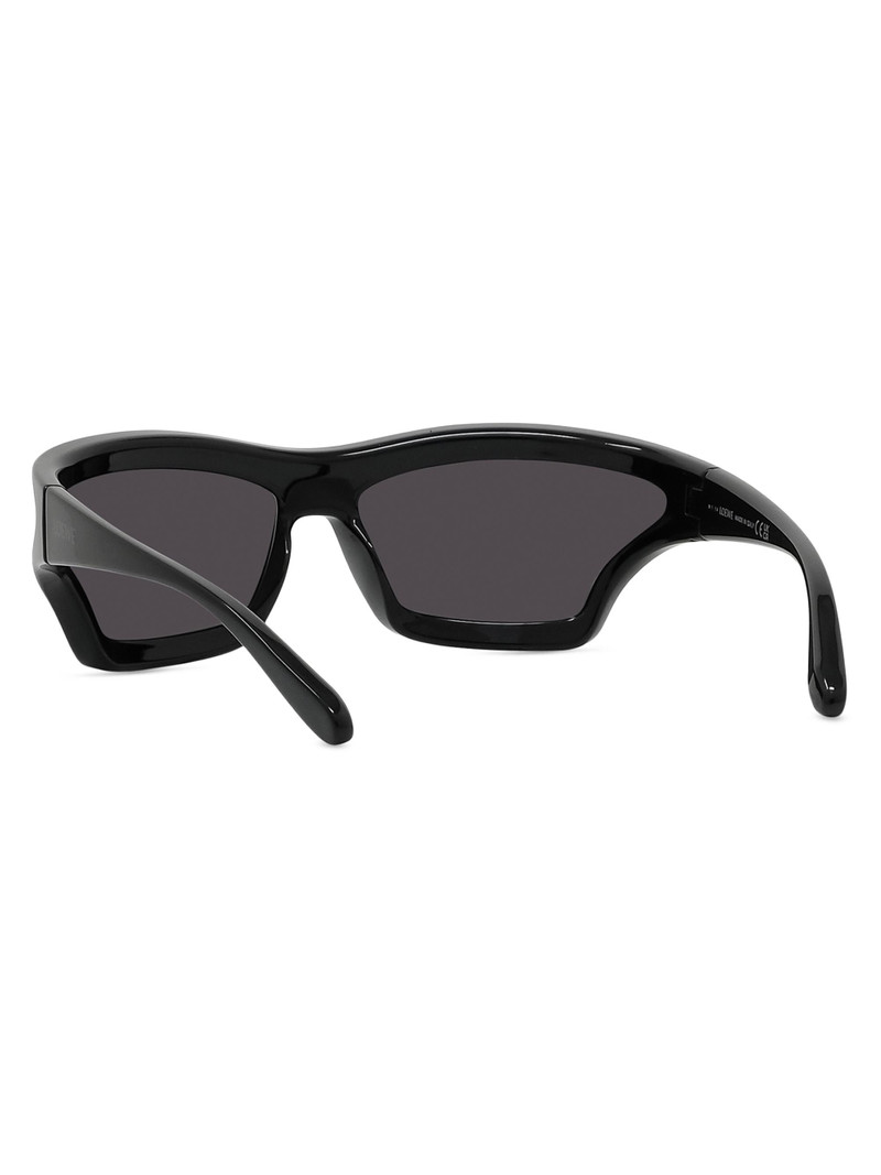 Men's x Paula's Ibiza Mask Sunglasses - Black Dark Grey 4