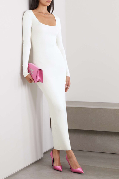 TOM FORD Cashmere and silk-blend midi dress outlook