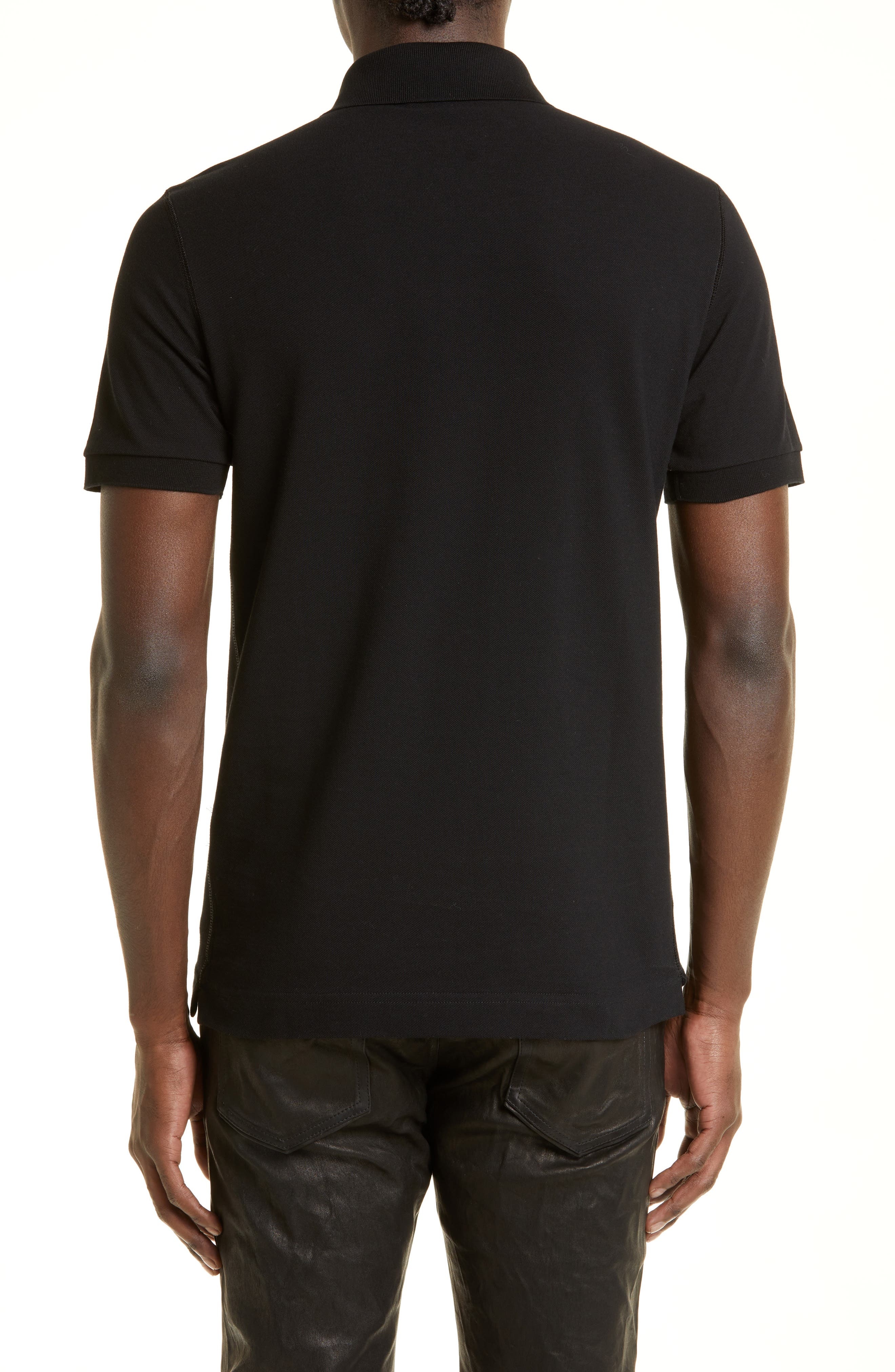 Logo Plate Cotton Piqué Polo - 2