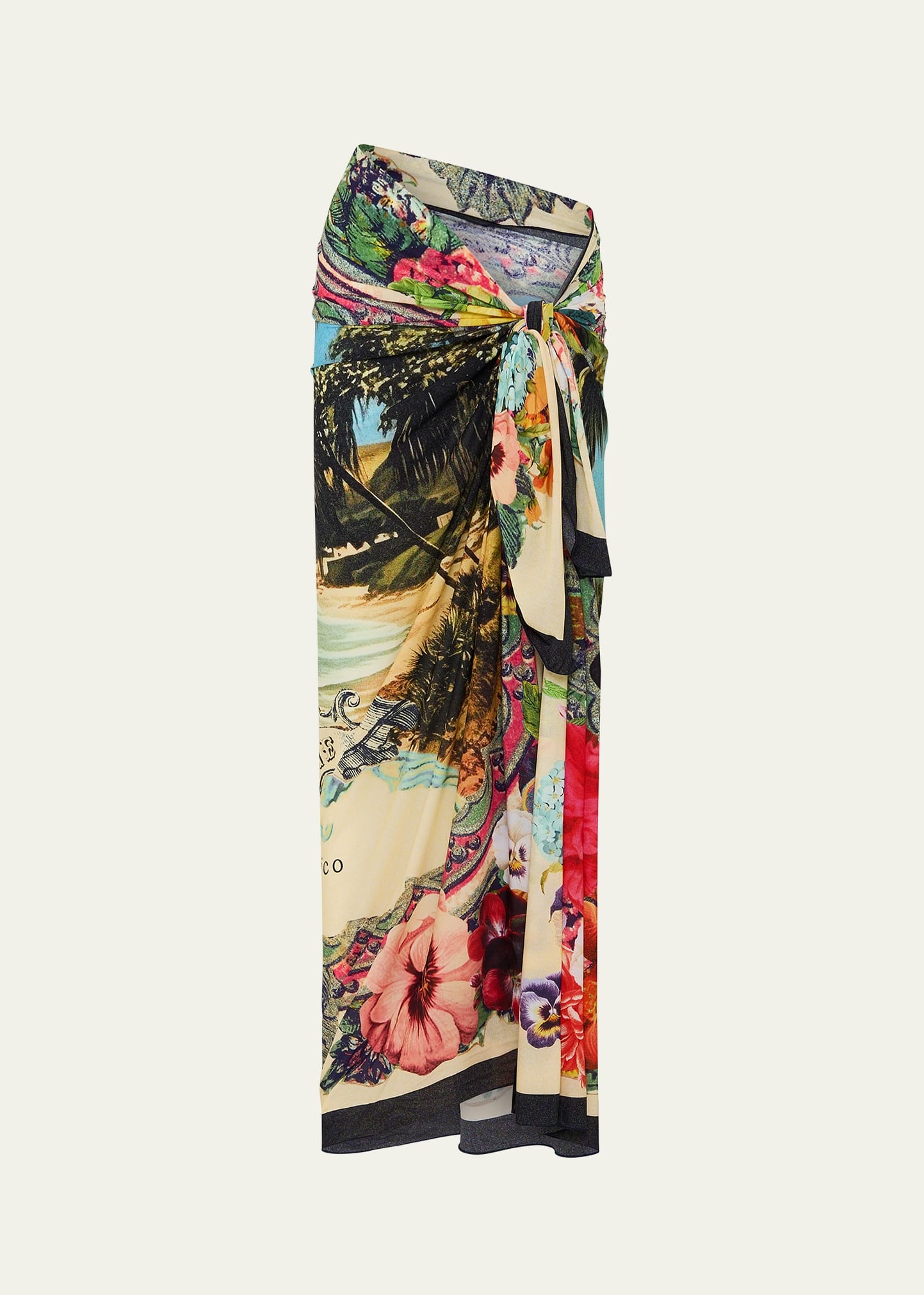 Bathing Bombshell Long Sarong Coverup - 1