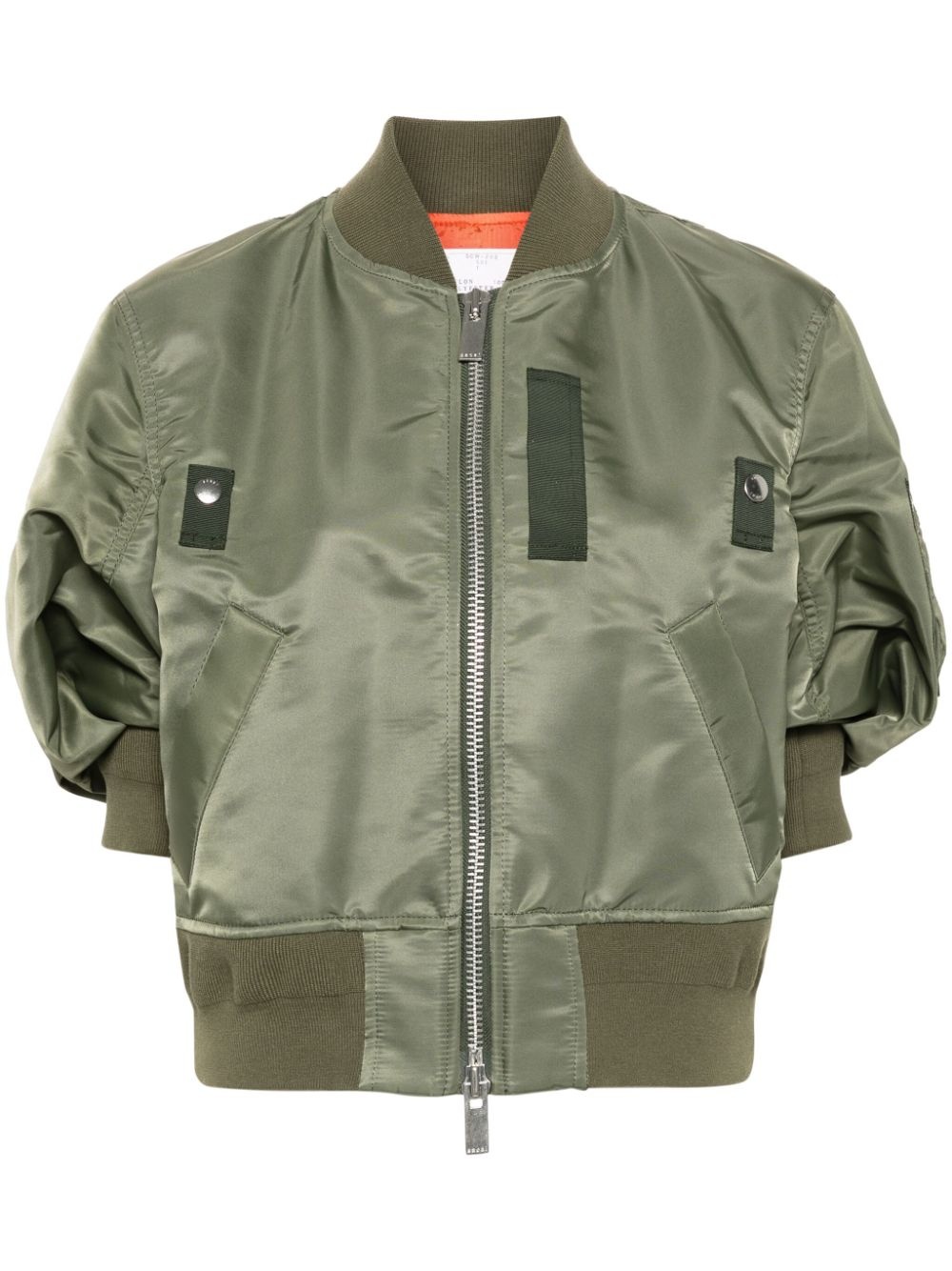 sacai short-sleeve bomber jacket | farfetch | REVERSIBLE