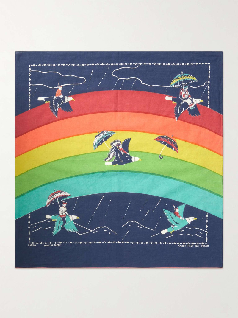 Printed Selvedge Cotton Bandana 3