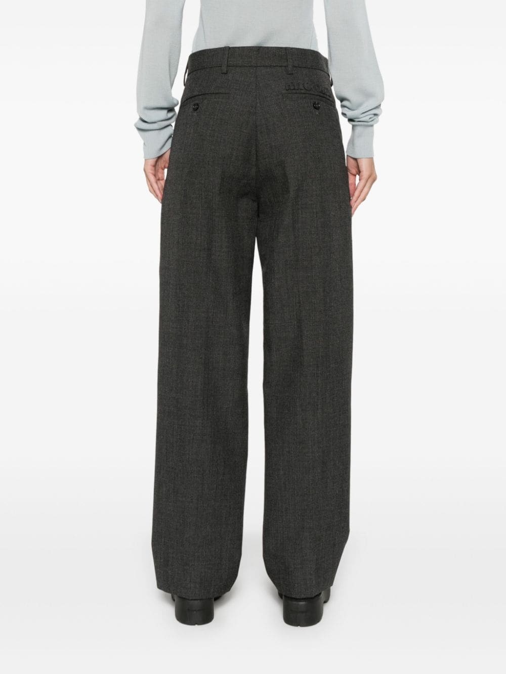 logo-patch trousers - 4