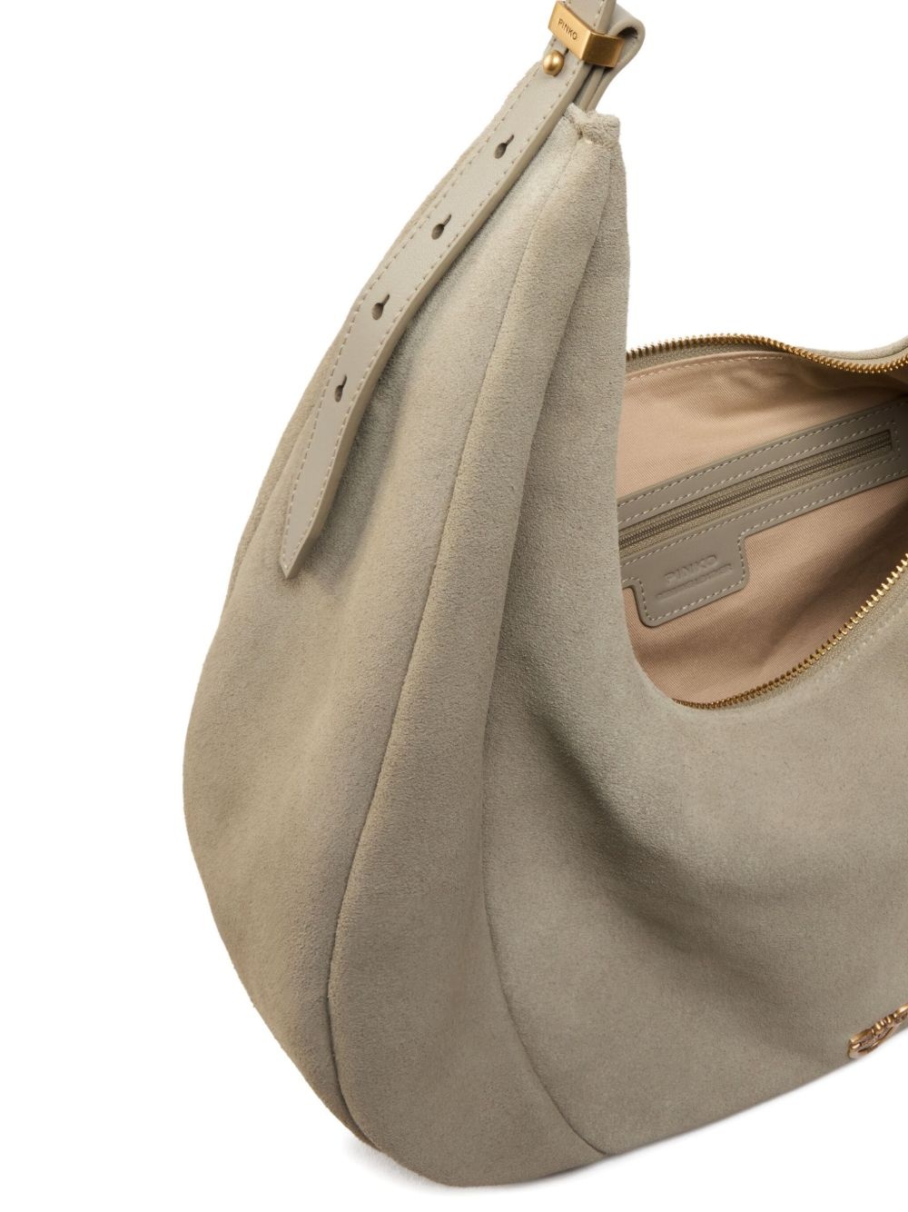 large suede shoulder bag - 4