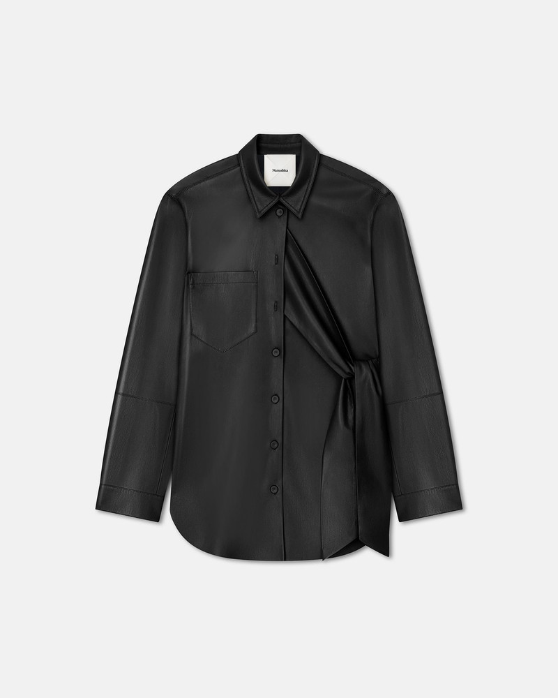 Belted Okobor™ Alt-Leather Shirt 1