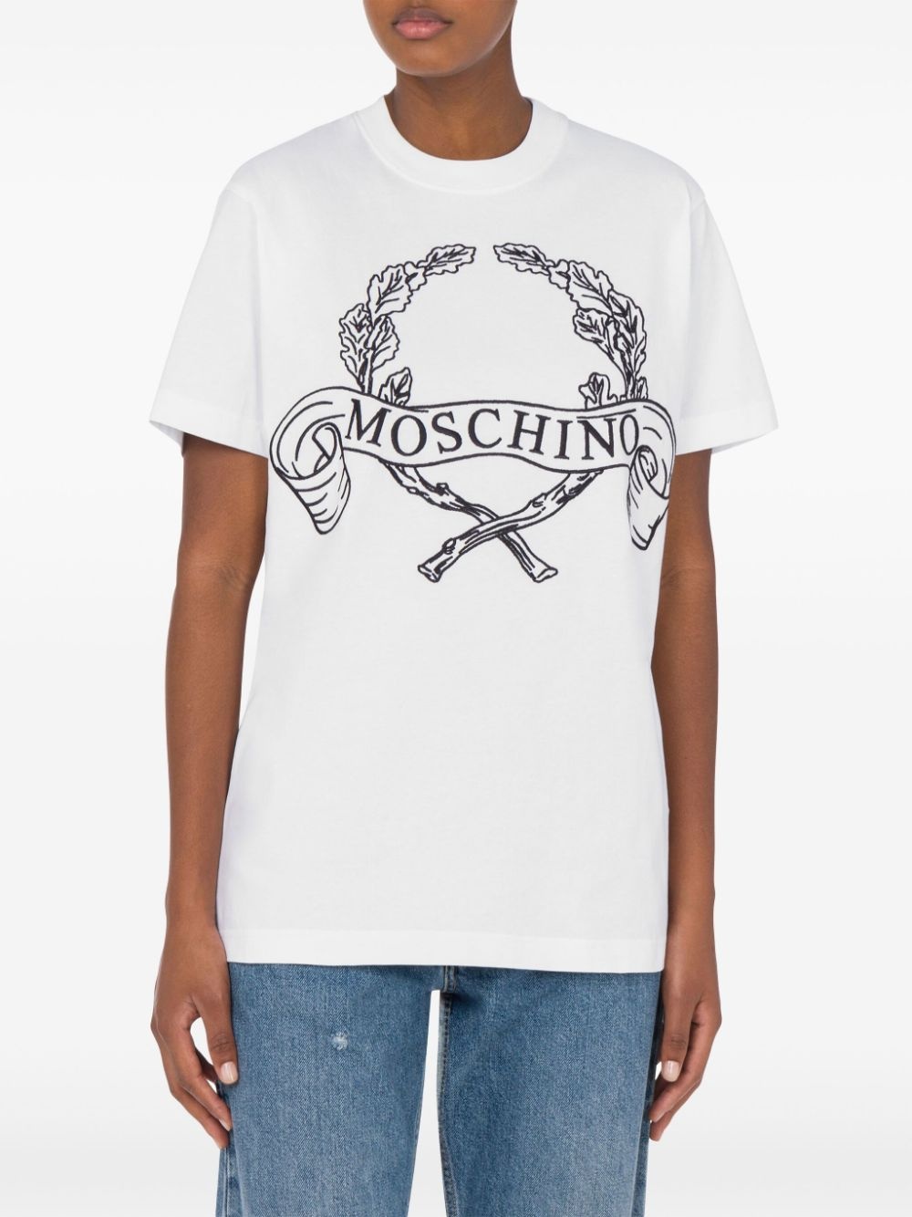 logo-print T-shirt - 2