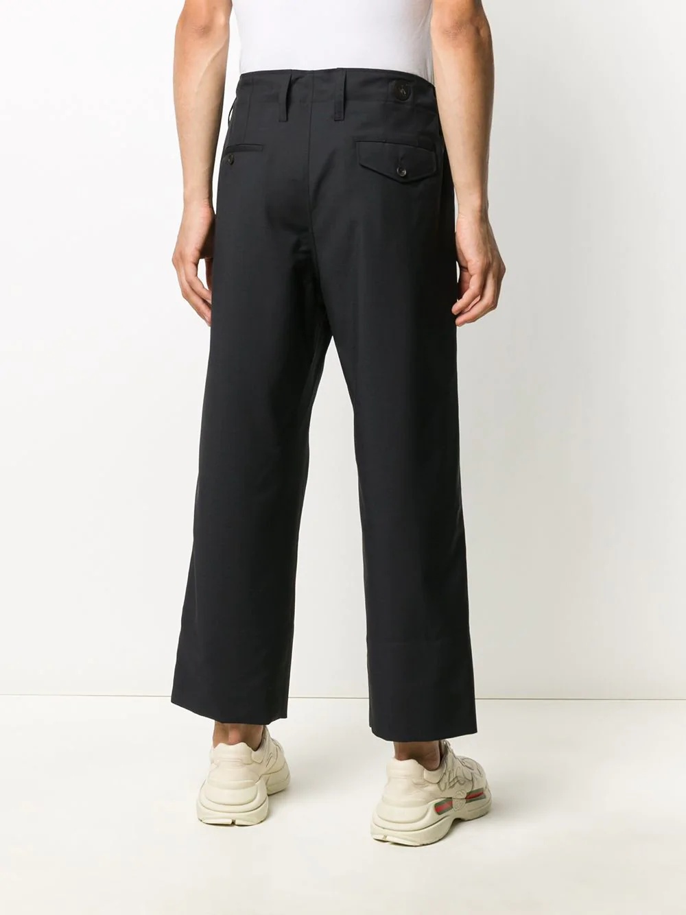 crop tailored trousers - 4