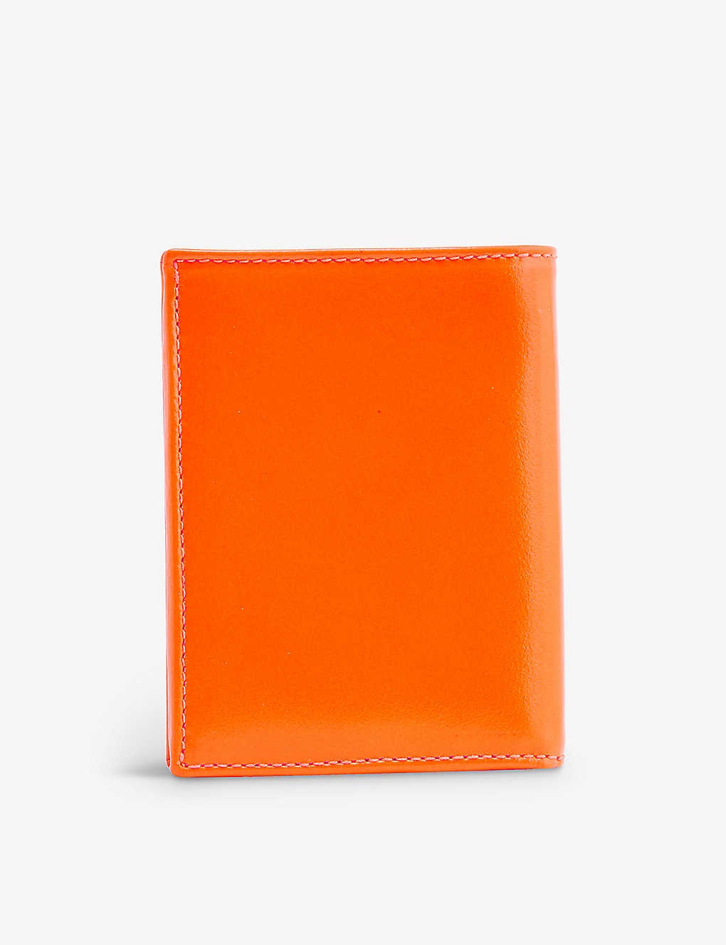 Super Fluo leather billfold wallet - 3