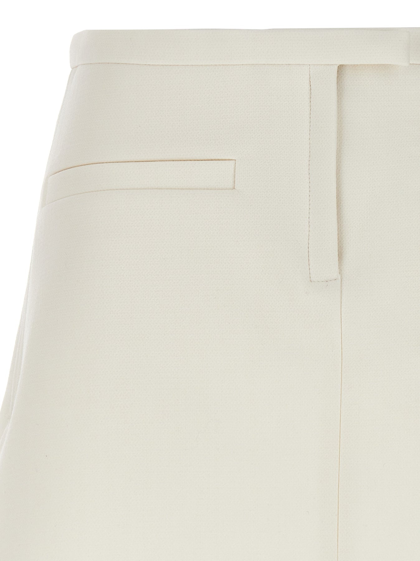 courrèges Crepe Skirt Skirts White | REVERSIBLE