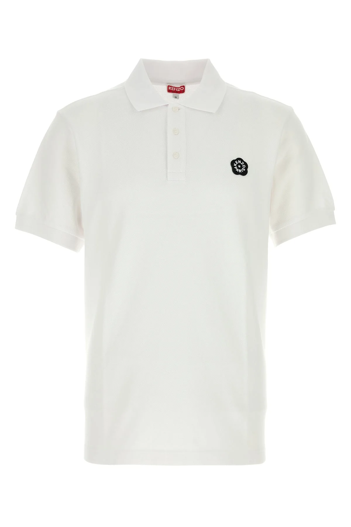 White piquet polo shirt - 1