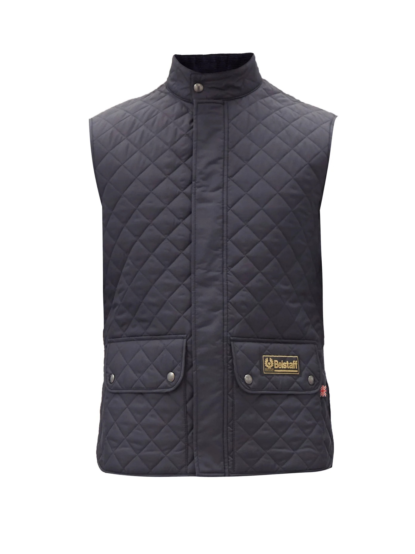 Diamond-quilted shell gilet - 1