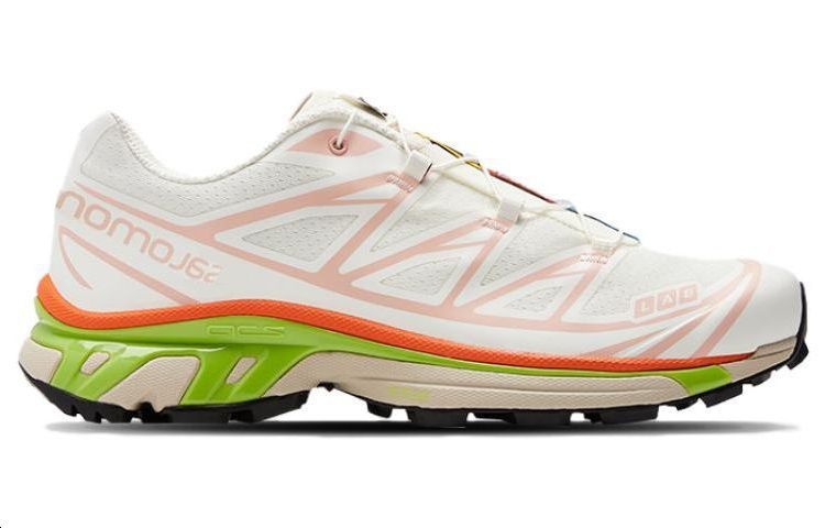 SALOMON Xt-6 'Vanilla White Pink Green' 471478 - 2