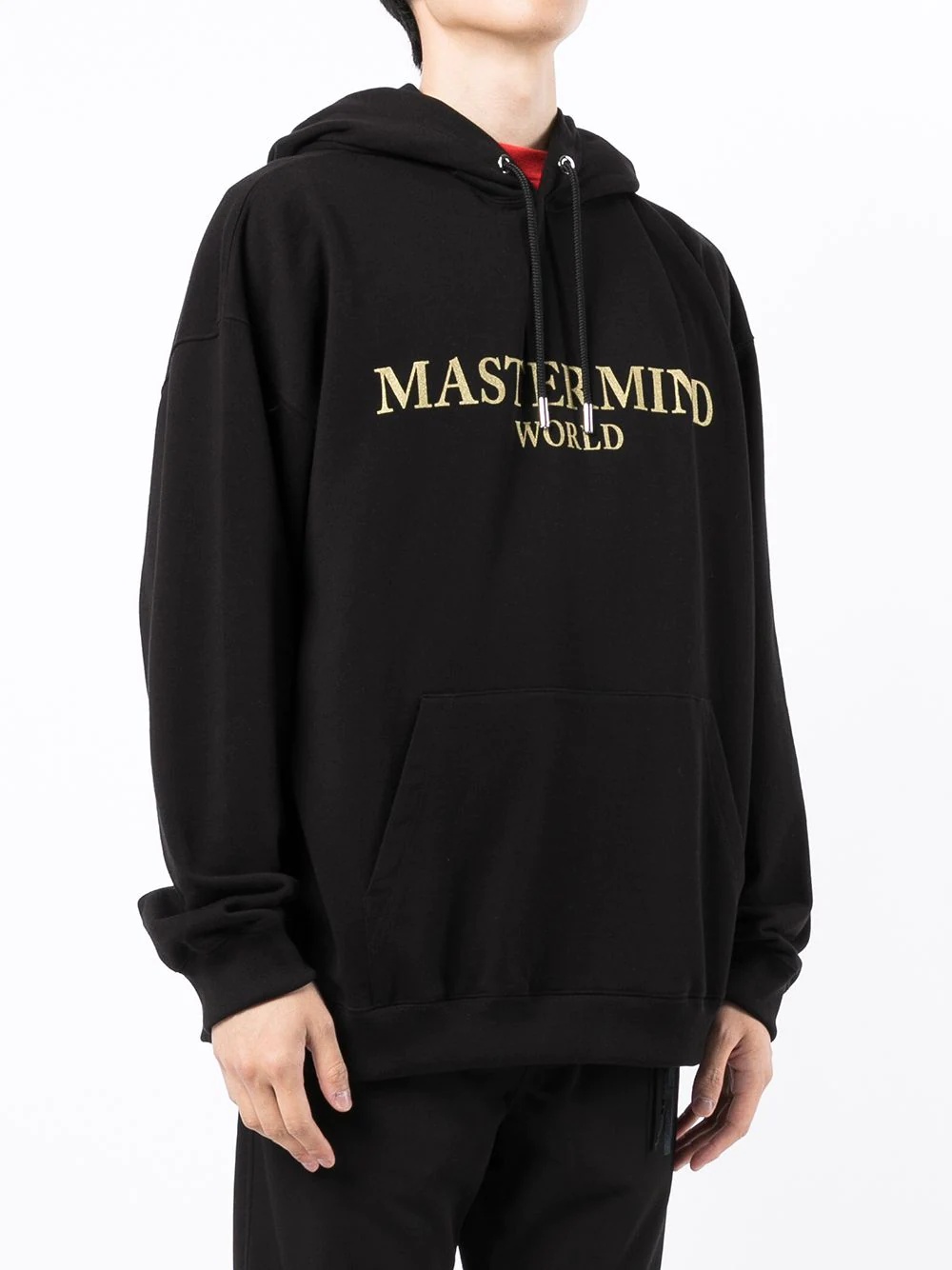 logo-print hooded sweatshirt - 3