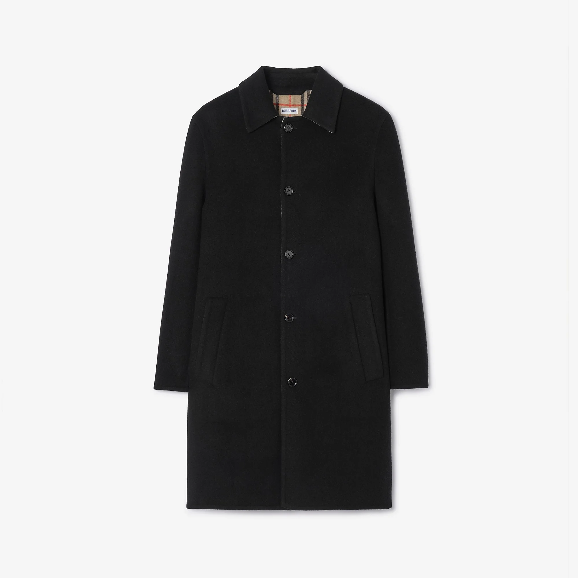 Mid-length Wool Worthing Car Coat - 1