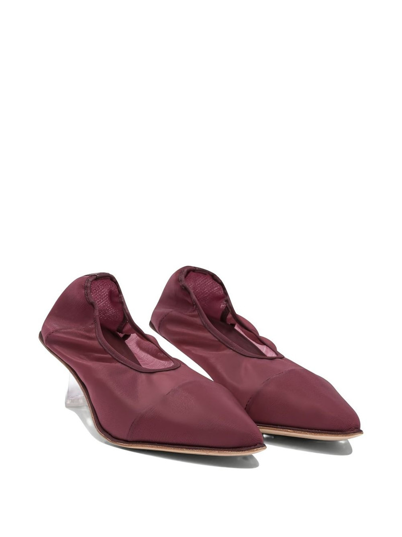 Studio Amelia 50mm kitten-heel mesh pumps outlook