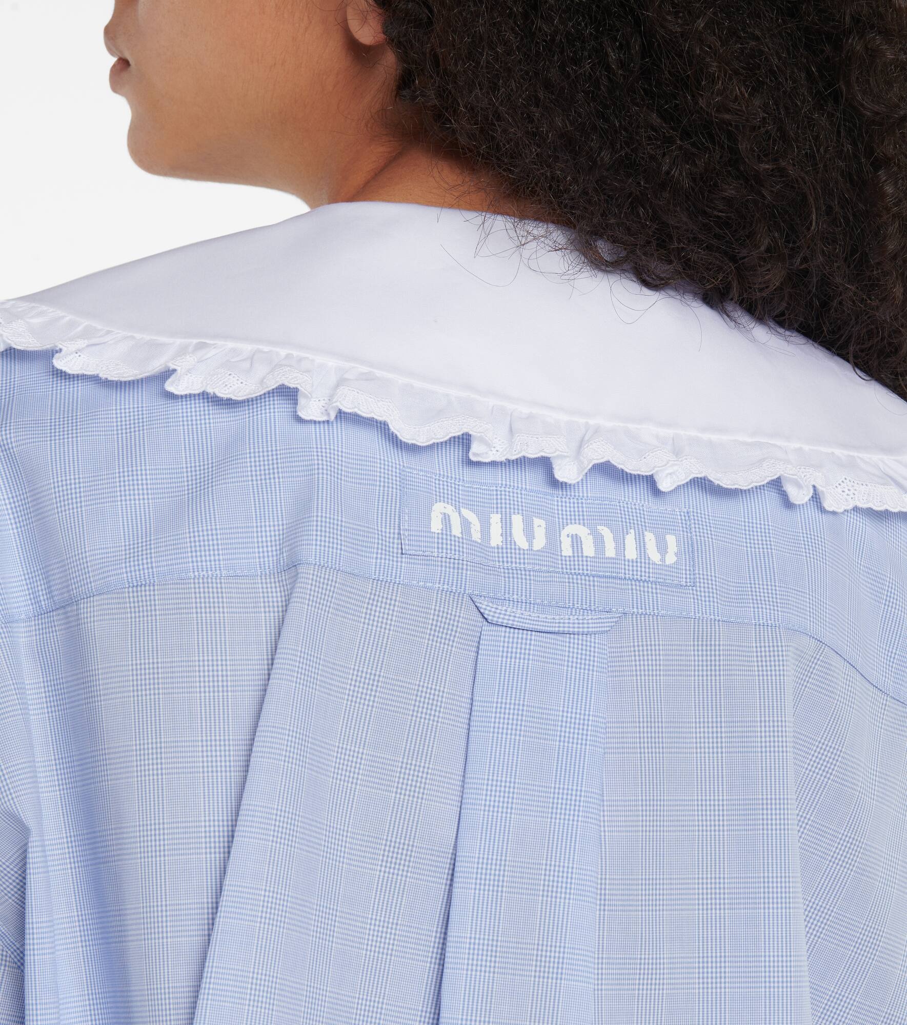 Cotton poplin blouse - 5