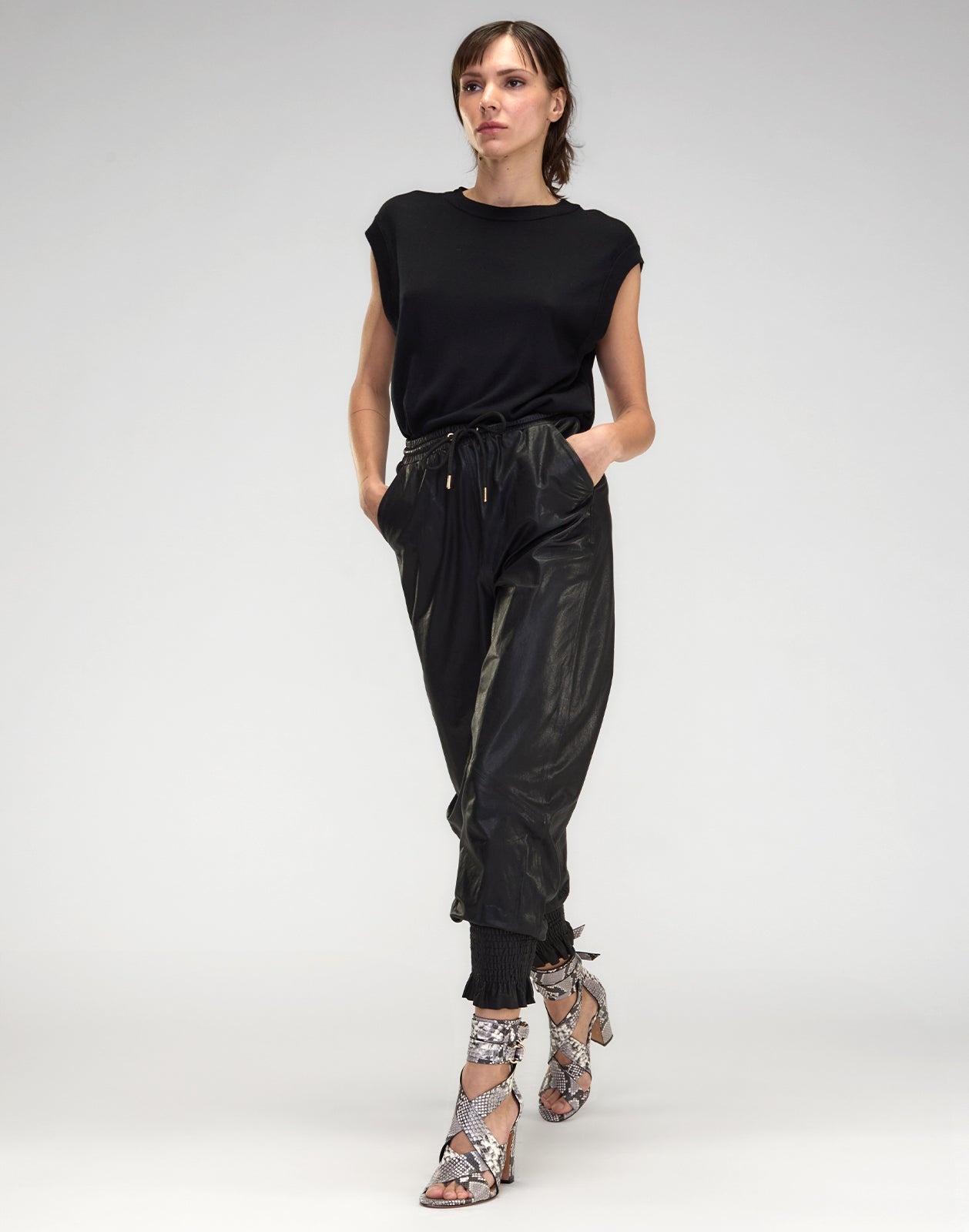 The London Leather Jogger - 2