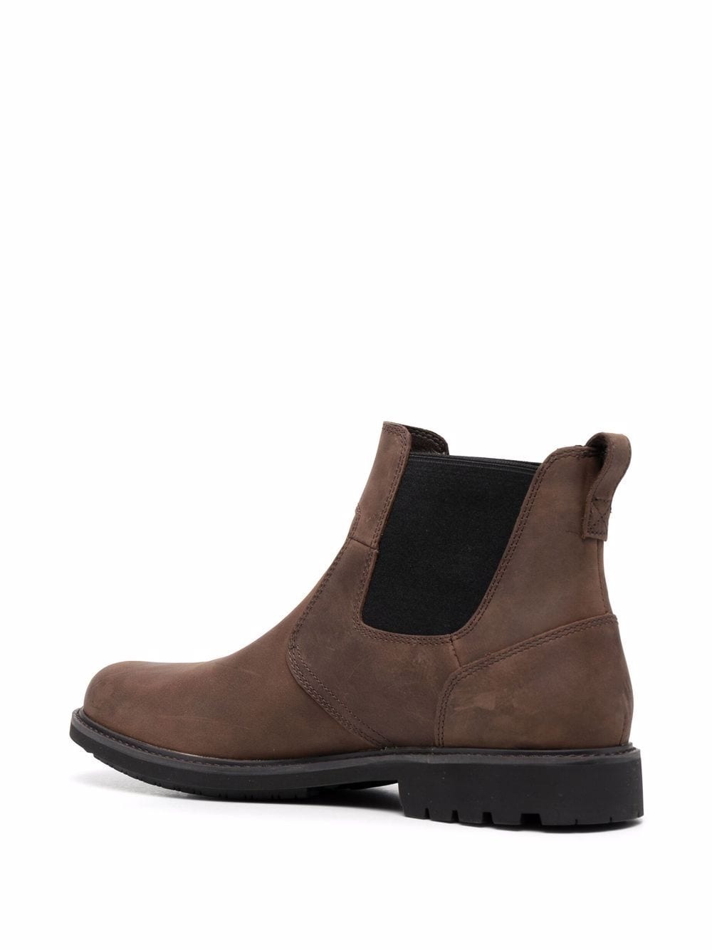 logo-embossed suede Chelsea boots - 3