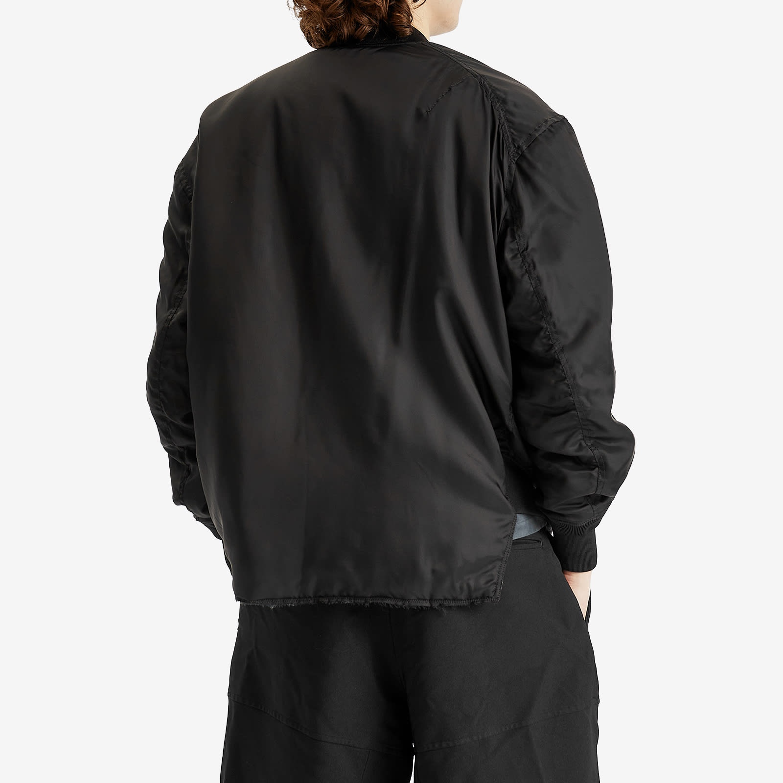 Comme des Garçons Black Asymetric Bomber Jacket - 3