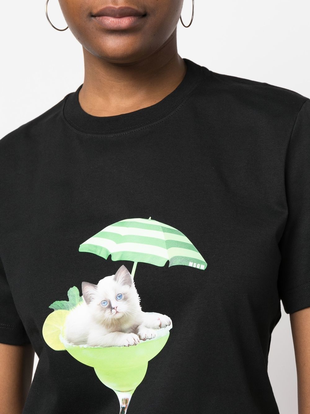graphic print short-sleeve T-shirt - 5