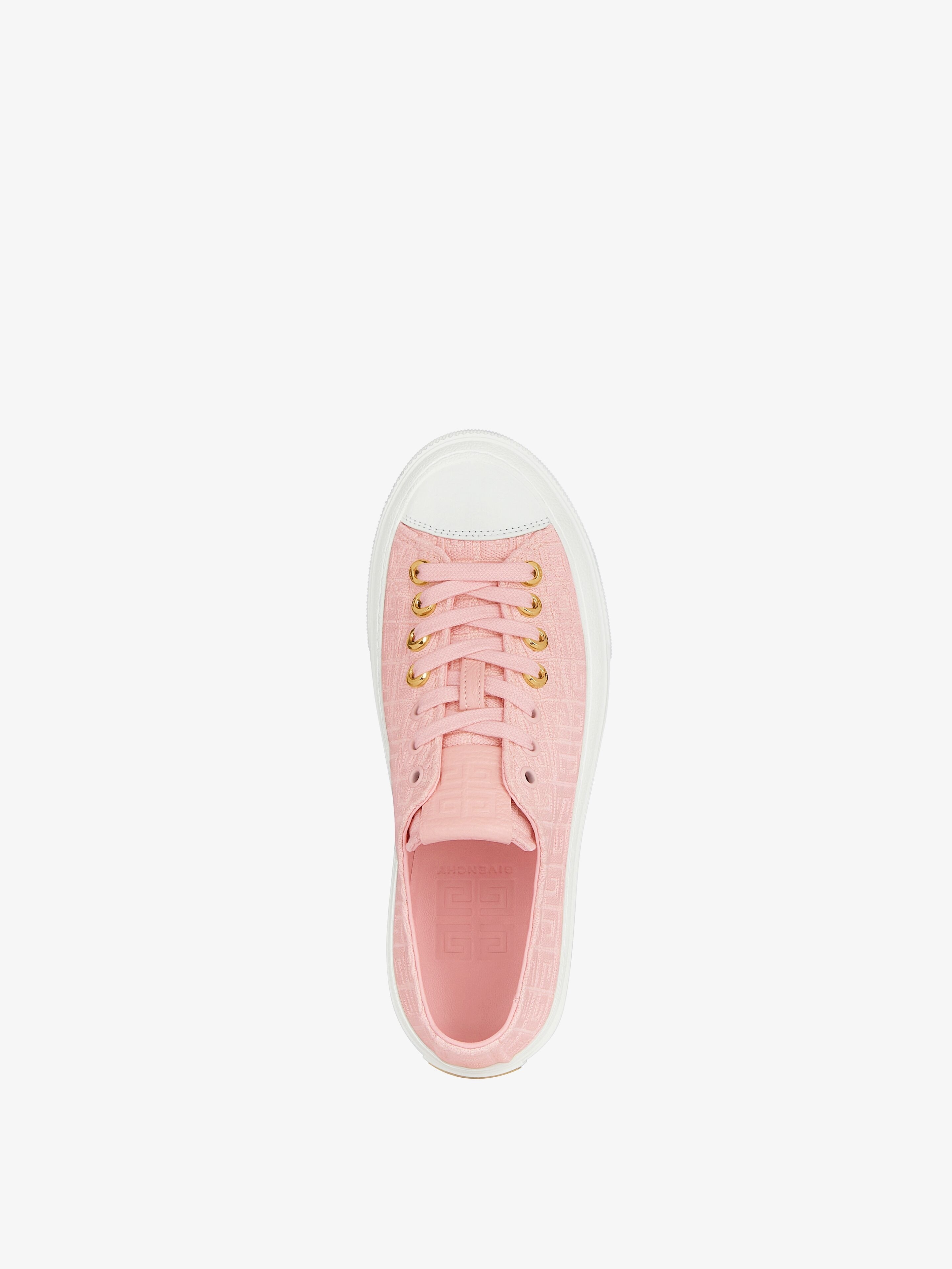 CITY SNEAKERS IN 4G EMBROIDERED CANVAS - 4