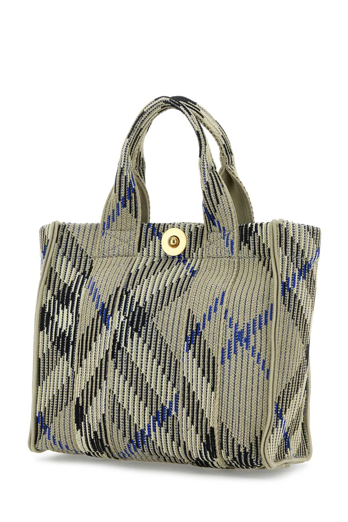 Burberry Women Embroidered Fabric Check Mini Handbag - 2