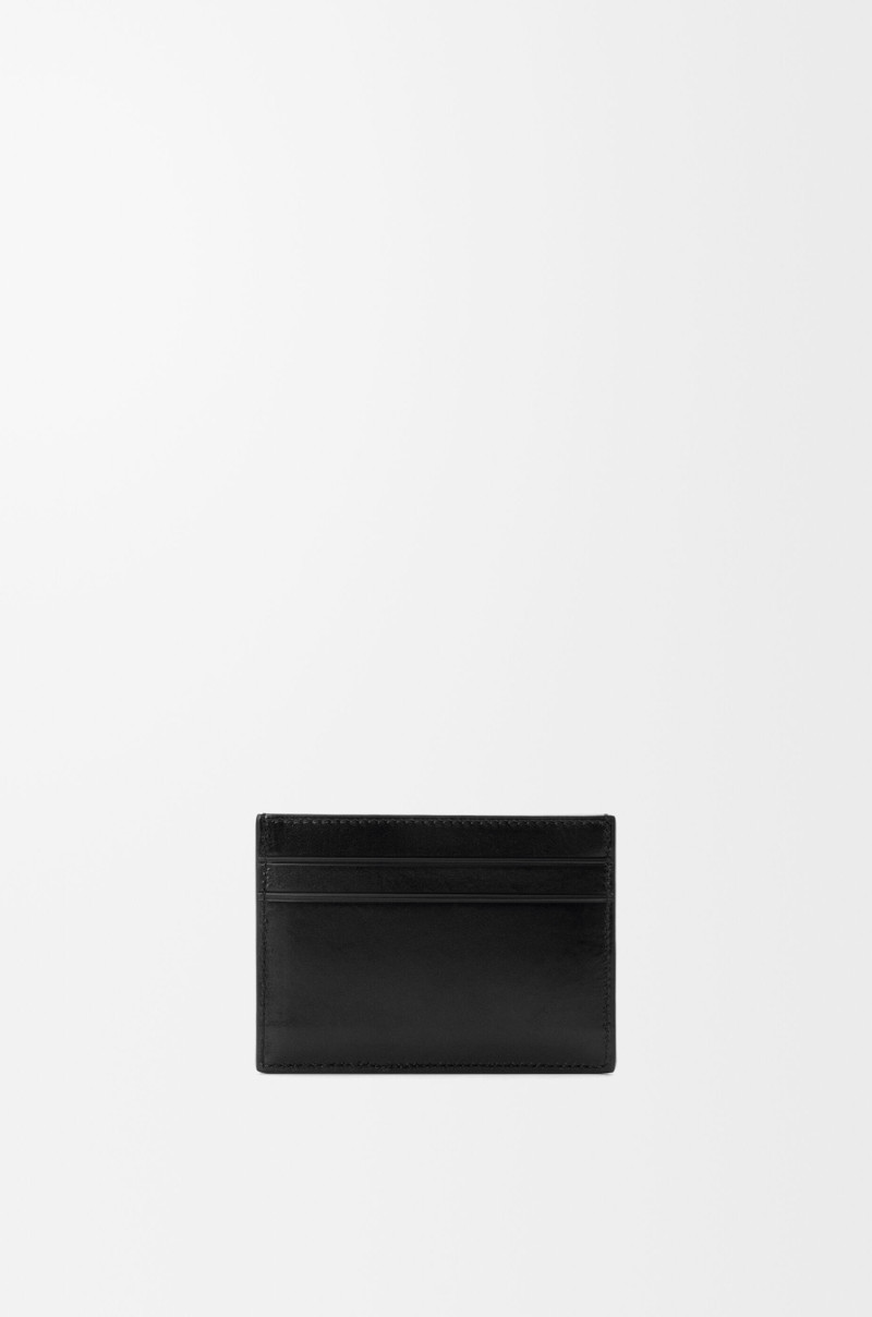 Loewe Switch plain cardholder in supple grained calfskin and suede outlook